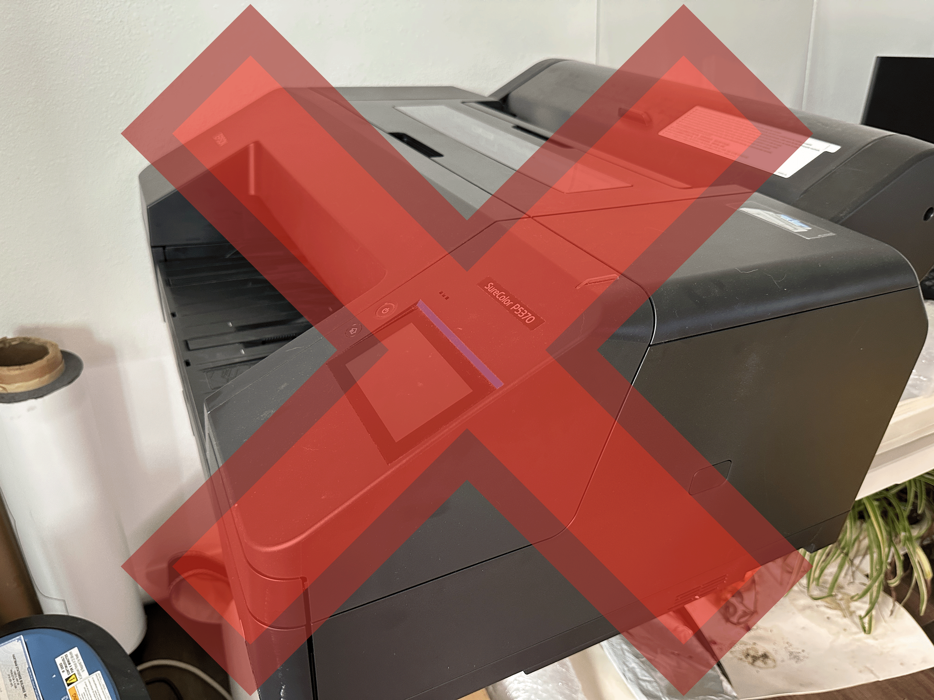 Do not buy the Epson SureColor P5370 or any P Series Epson Printer